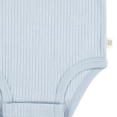 Newborn Baby Huggies Babywear® Organic Short Sleeve Bodysuits 3-Pack