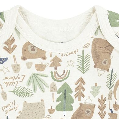 Newborn Baby Huggies Babywear® Organic Short Sleeve Bodysuits 3-Pack