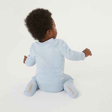 Newborn Baby Boys Huggies Babywear® Organic Sleep & Play 2-Way Zip Coveralls