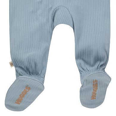 Newborn Baby Boys Huggies Babywear® Organic Sleep & Play 2-Way Zip Coveralls