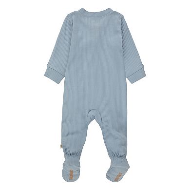 Newborn Baby Boys Huggies Babywear® Organic Sleep & Play 2-Way Zip Coveralls