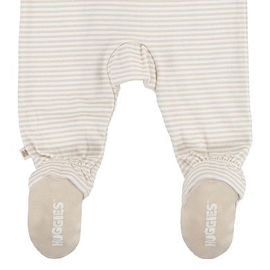 Newborn Baby Huggies Babywear® Organic Sleep & Play 2-Way Zip Coveralls