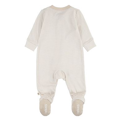 Newborn Baby Huggies Babywear® Organic Sleep & Play 2-Way Zip Coveralls