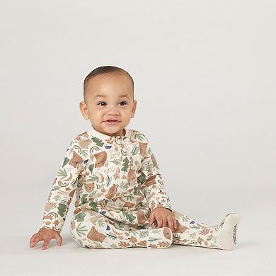 Newborn Baby Boys Huggies Babywear® Organic Sleep & Play 2-Way Zip Coveralls