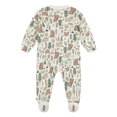 Newborn Baby Boys Huggies Babywear® Organic Sleep & Play 2-Way Zip Coveralls