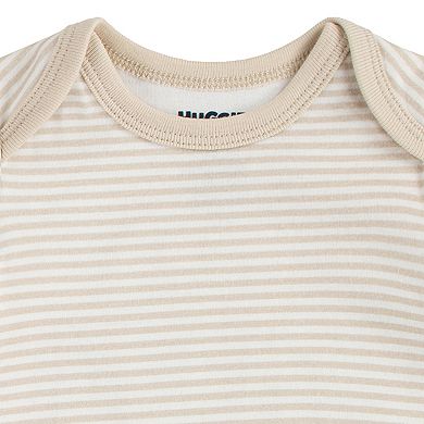 Newborn Baby Huggies Babywear® Organic Short Sleeve Bodysuits 3-Pack