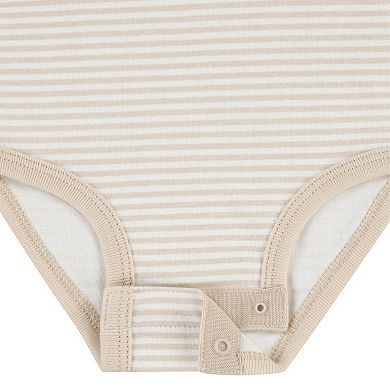 Newborn Baby Huggies Babywear® Organic Short Sleeve Bodysuits 3-Pack