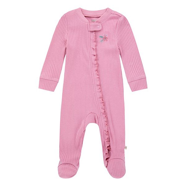 Newborn Baby Girls Huggies Babywear® Organic Sleep & Play 2-Way Zip ...