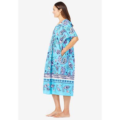 Only Necessities Plus Size Mixed Print Short Lounger