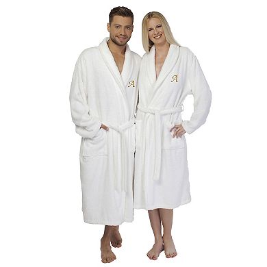 Linum Home Textiles Turkish Cotton Personalized Quick Dry Terry Bathrobe