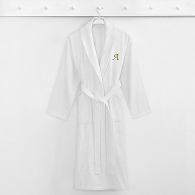 Linum Home Textiles Turkish Cotton Personalized Quick Dry Terry Bathrobe