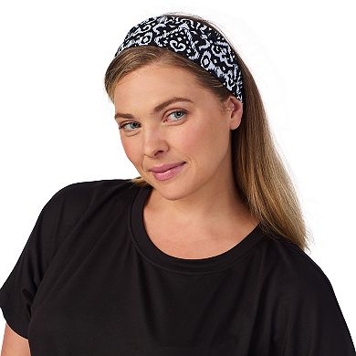 Plus Size Cuddl Duds® 2-pc. Pajama Crewneck Top & Pajama Capri Pants Set with Matching Headband