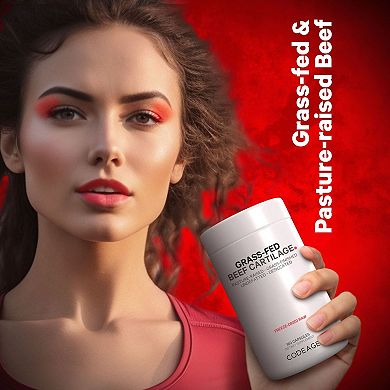 Codeage Grass-Fed Beef Cartilage + Liver Glandular Supplement 180 ct