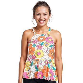 Women's Criss Cross Back Tankini Scarlett Swim Top