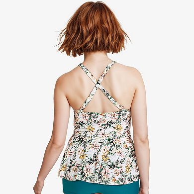 Women's Criss Cross Back Tankini Scarlett Swim Top