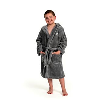Linum Home Textiles Personalized Kids' Super Plush Hooded Bathrobe