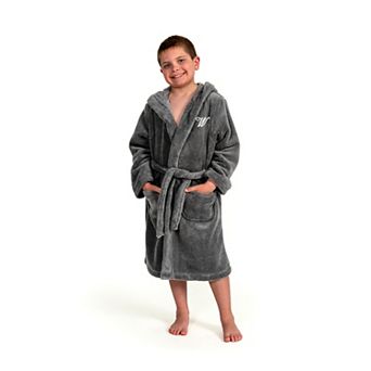 Linum Home Textiles Personalized Kids' Super Plush Hooded Bathrobe