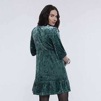 Maternity Motherhood® Ruffle Hem Babydoll Dress