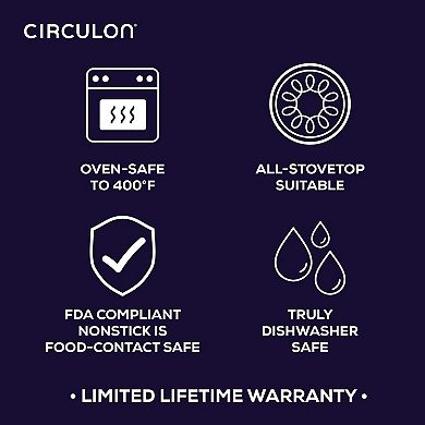 Circulon A1 Series 12-Inch Glass Lid