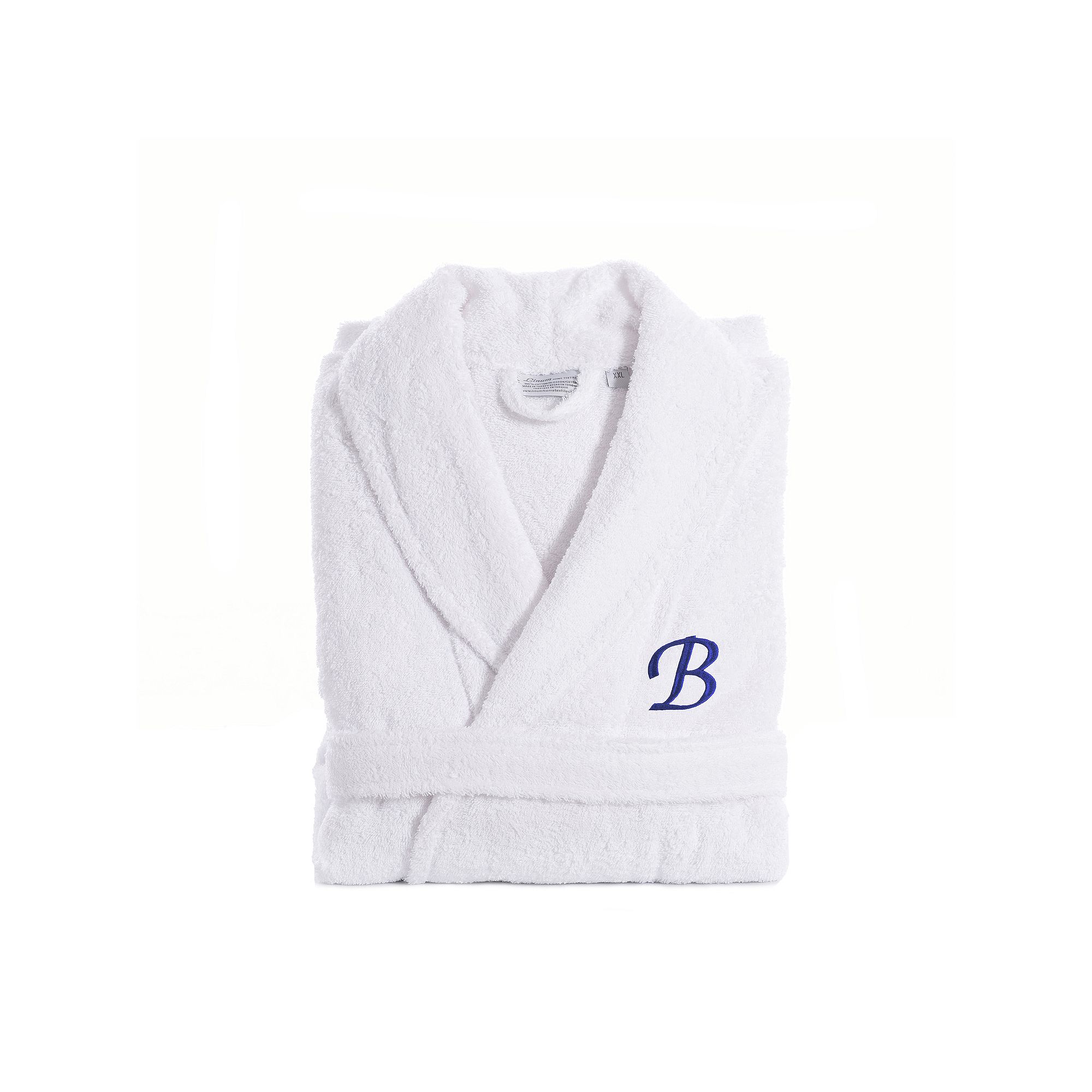Linum Home Textiles Turkish Cotton Personalized Unisex Embroidered Terry Ba