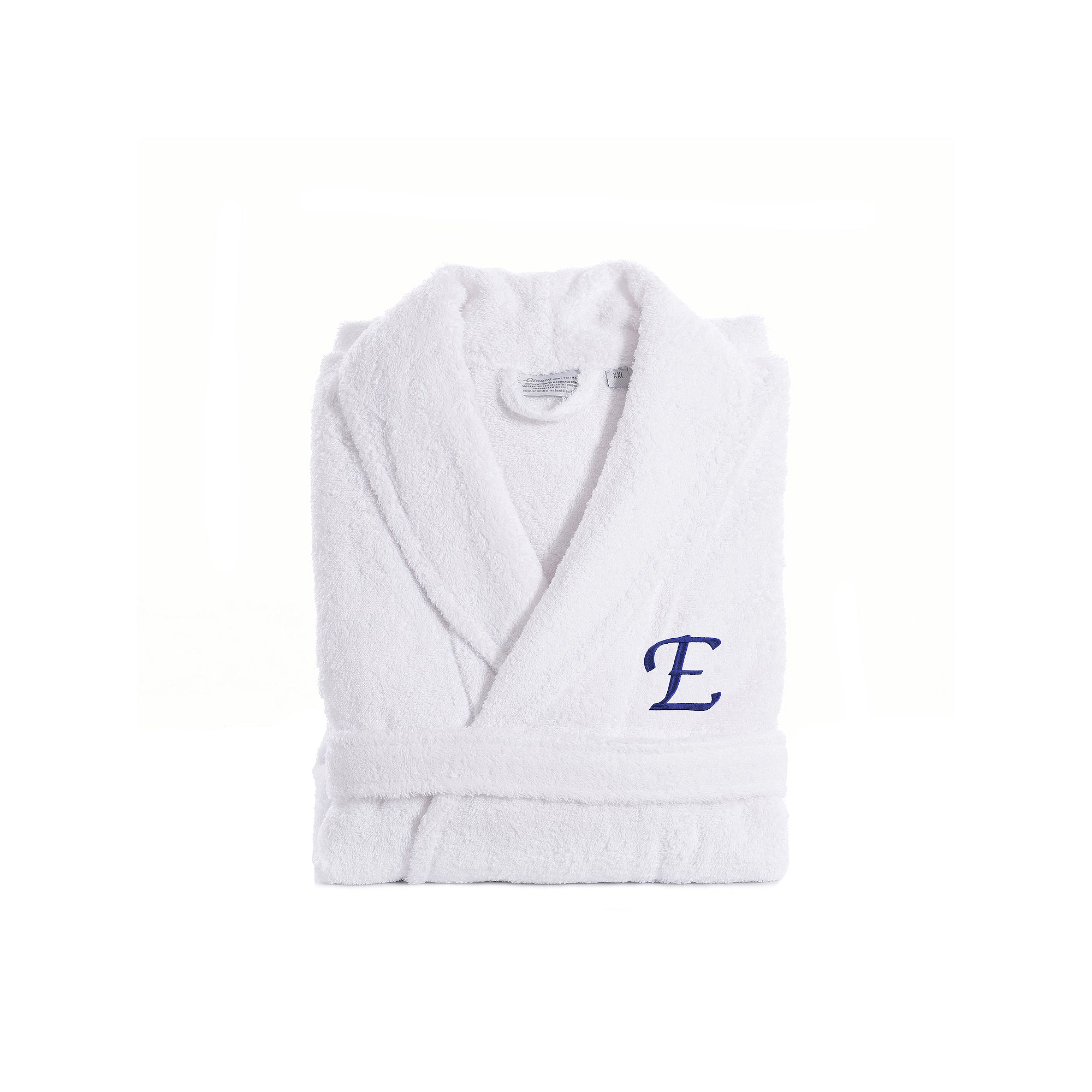 Linum Home Textiles Turkish Cotton Personalized Unisex Embroidered Terry Ba