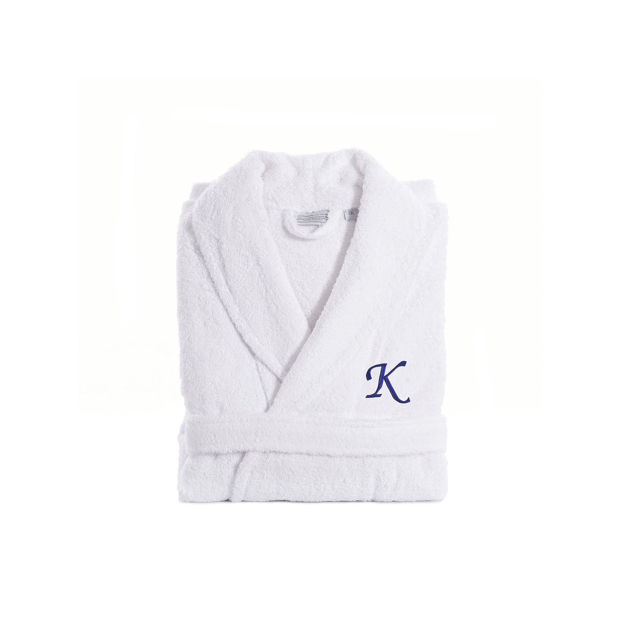 Linum Home Textiles Turkish Cotton Personalized Unisex Embroidered Terry Ba