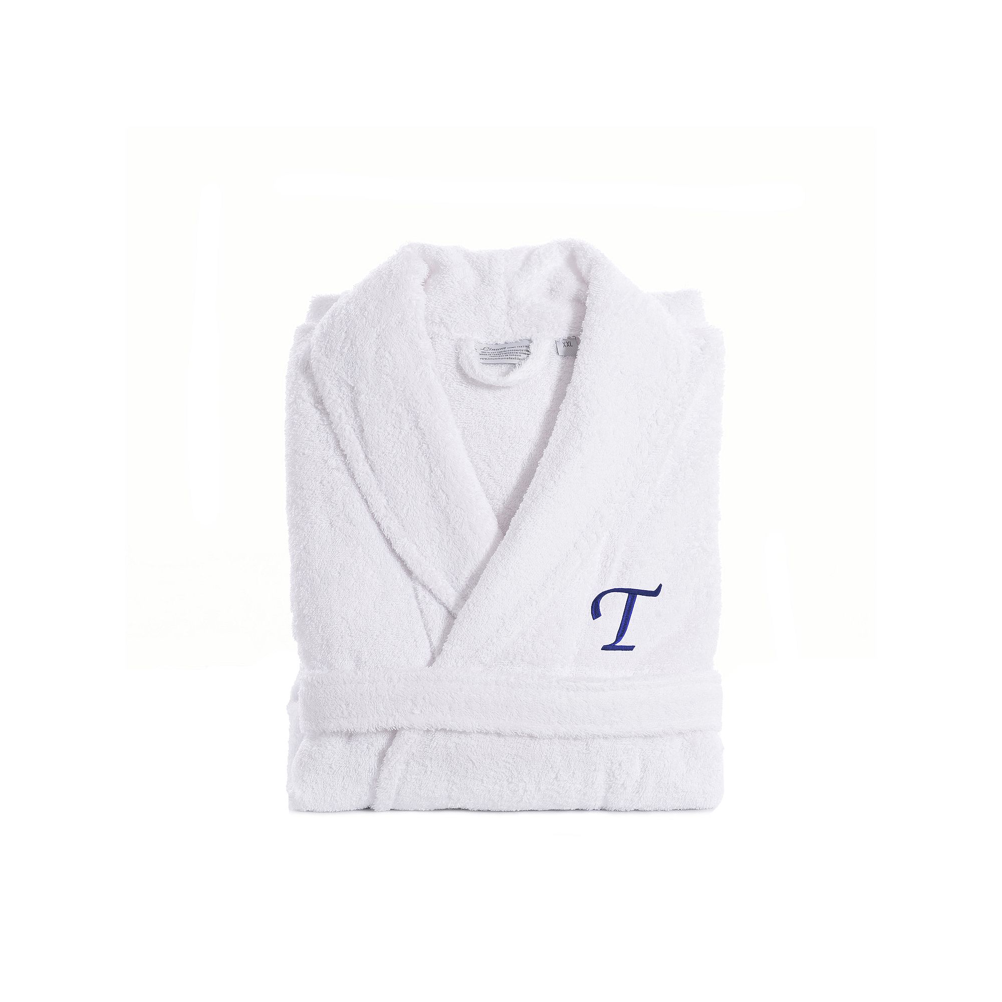 Linum Home Textiles Turkish Cotton Personalized Unisex Embroidered Terry Ba