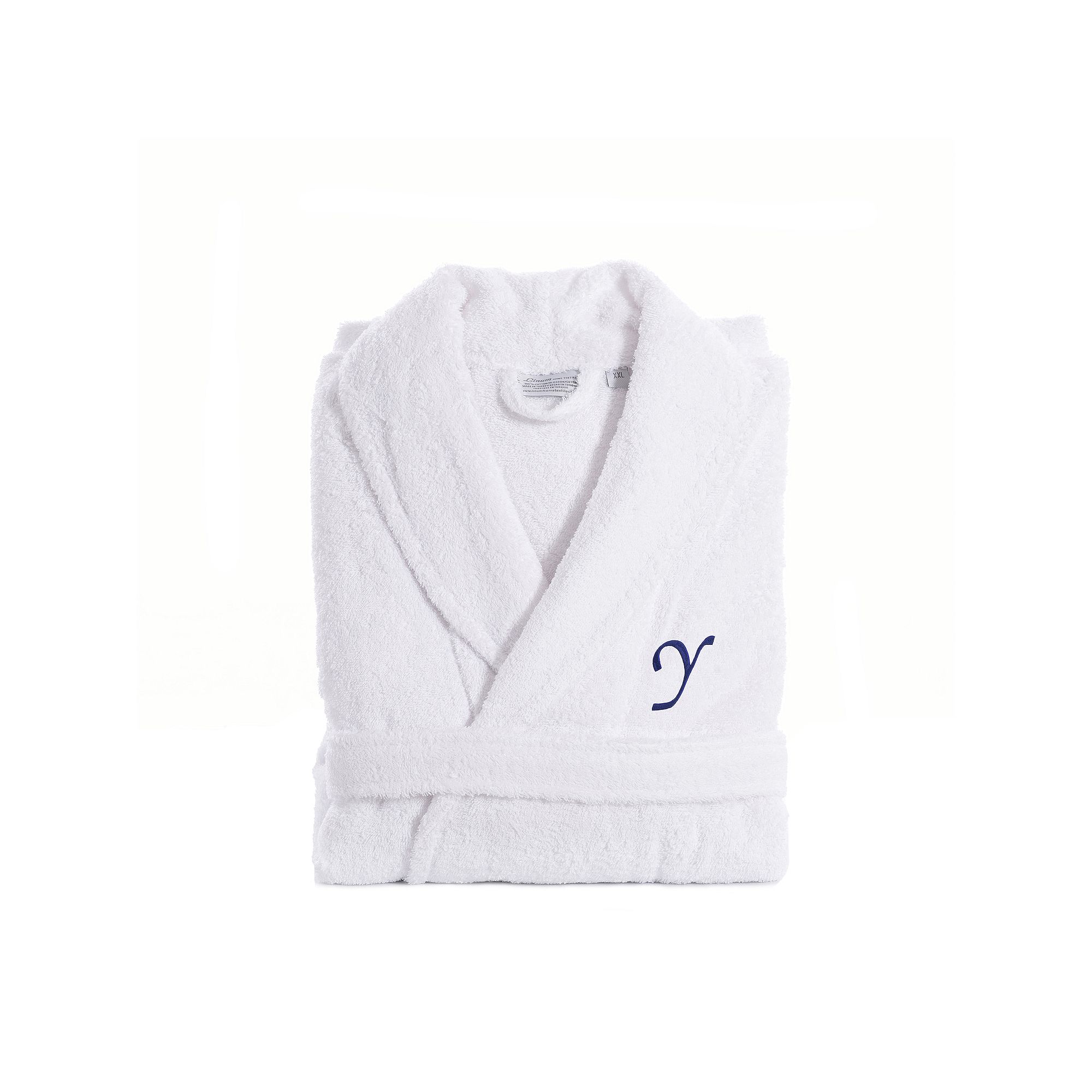 Linum Home Textiles Turkish Cotton Personalized Unisex Embroidered Terry Ba