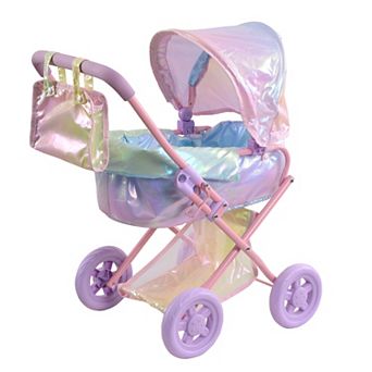 Olivia's Little World Magical Shimmer 2-in-1 Doll Stroller
