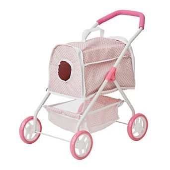 Olivia's Little World Play Folding Pet Stroller Pet Carrier