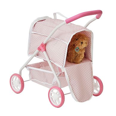 Olivia's Little World Play Folding Pet Stroller Pet Carrier