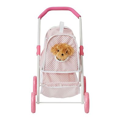 Olivia's Little World Play Folding Pet Stroller Pet Carrier