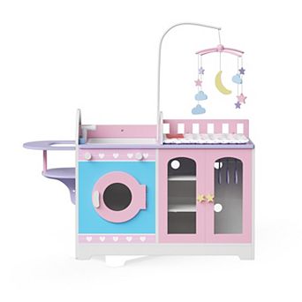 Olivia's Little World Wooden Baby Doll Changing Station