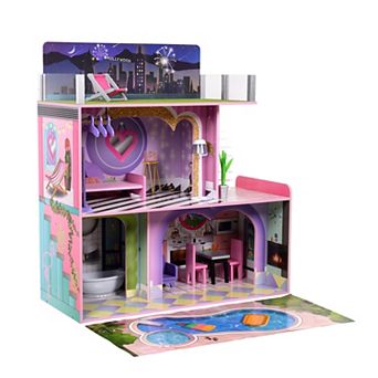Olivia's Little World 2-Story Wooden Dollhouse