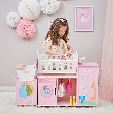 Olivia's Little World Amanda 6-in-1 Doll Nursery Station