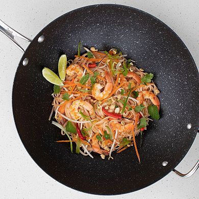 Nordic Ware Basalt 14-in. Nonstick Spun Wok