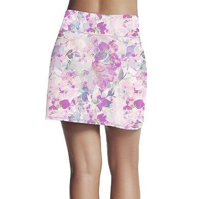 Women's Skechers® Go Walk™ Peach Seascape Floral Skort