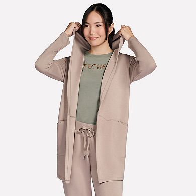 Women's Skechers® Skechluxe Elevate Restful Hooded Cardigan