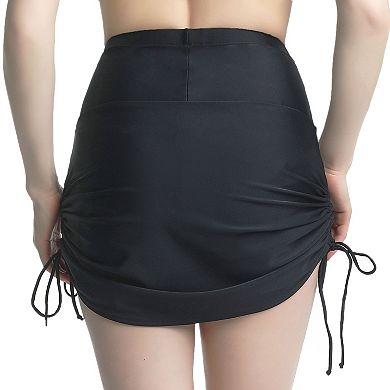 Women's Phistic Upf 50+ High Waist Tummy Control Skirted Swim Bottom