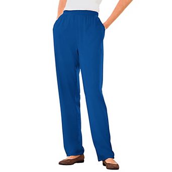 Woman Within Plus Size 7-Day Knit Straight-Leg Pull-On Pants