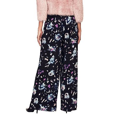 ellos Plus Size Wide-Leg Soft Pants With Back Elastic