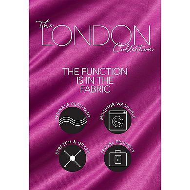 Jessica London Women's Plus Size Petite Stretch Knit Wide Leg Pant