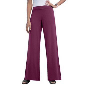 The London Collection Stretch Knit Wide Leg Pant