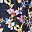 Navy Multi Garden