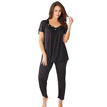 Only Necessities Plus Size Silky 2 pc PJ Set