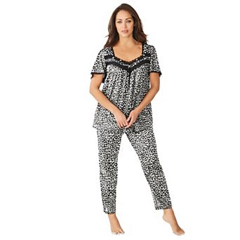 Only Necessities Plus Size Silky 2 pc PJ Set