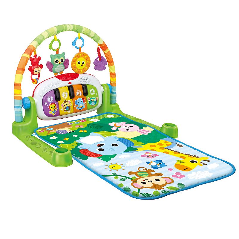 UPC 840172053370 product image for Winfun Jungle Pals Kick'n Play Musical Gym, Multi | upcitemdb.com