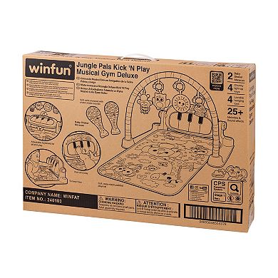 Winfun Jungle Pals Kick'n Play Musical Gym