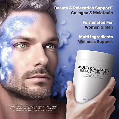 Codeage Multi Collagen + Magnesium & Melatonin Beauty Night Supplement 150 ct
