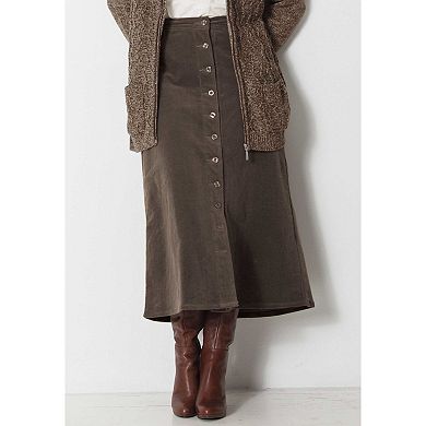 Woman Within Plus Size Corduroy Skirt